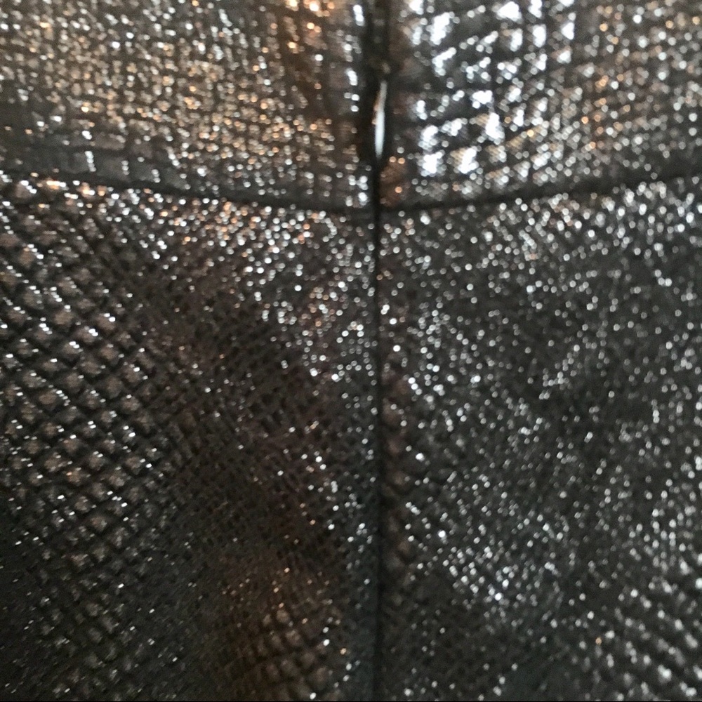 Express Black Metallic Women Shorts - Picture 6 of 8